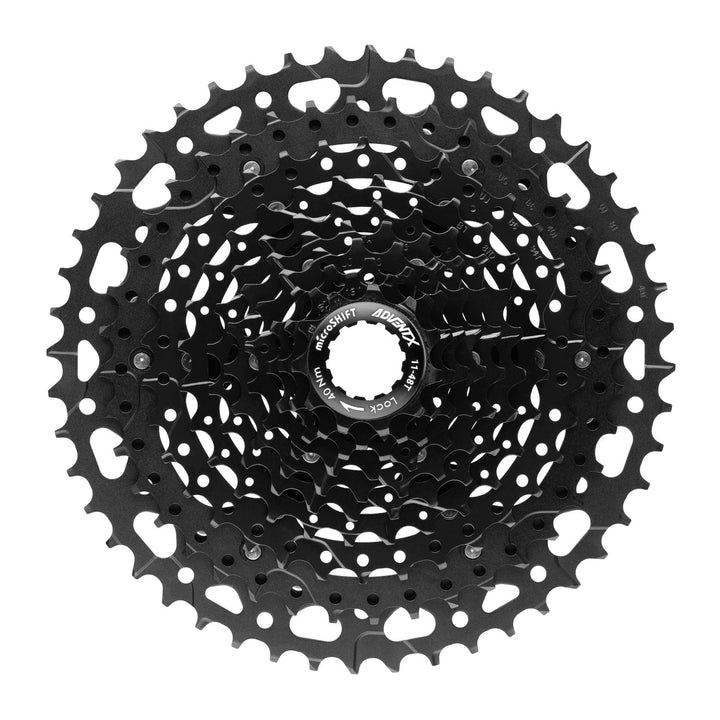 microSHIFT ADVENT X CS-G104 10-speed Cassette, HG 9/10/11-speed freehub compatible - Bikecomponents.ca