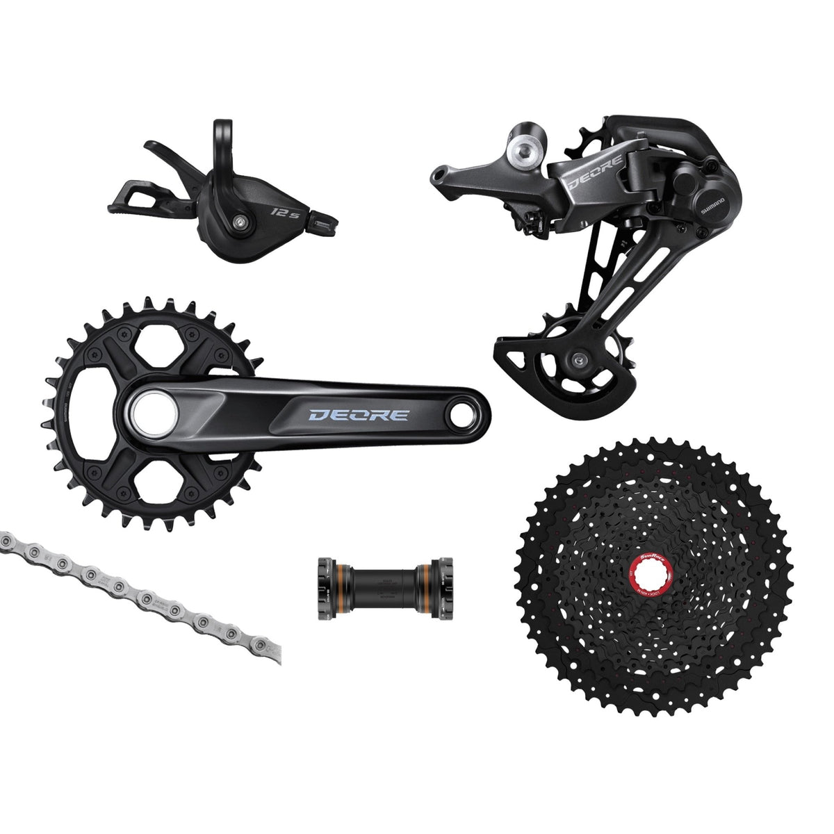 Shimano Deore M6100 12 Speed Shifter/Derailleur Combo | TBS