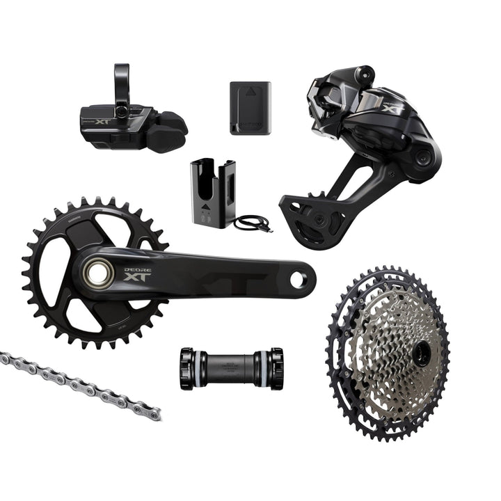 Shimano Deore XT Di2 M8250-SGS Groupset, 1x12, w/ crankset - Bikecomponents.ca