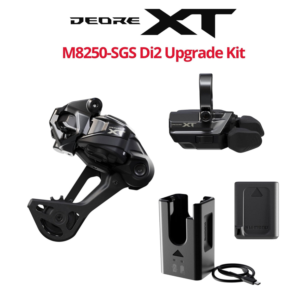 Shimano Deore XT Di2 M8250-SGS Upgrade Kit, 1x12 | Bikecomponents.ca