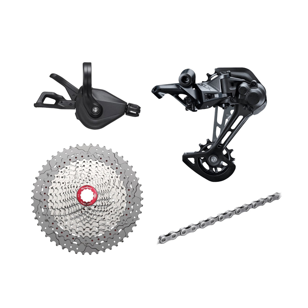 Shimano SLX M7100 Groupset, 1x12, W/O crankset - HG 9/10/11