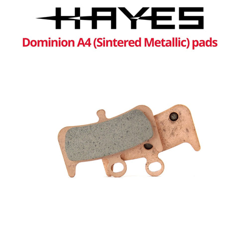 Hayes Dominion A4 4-Piston Metalic pads (T100)