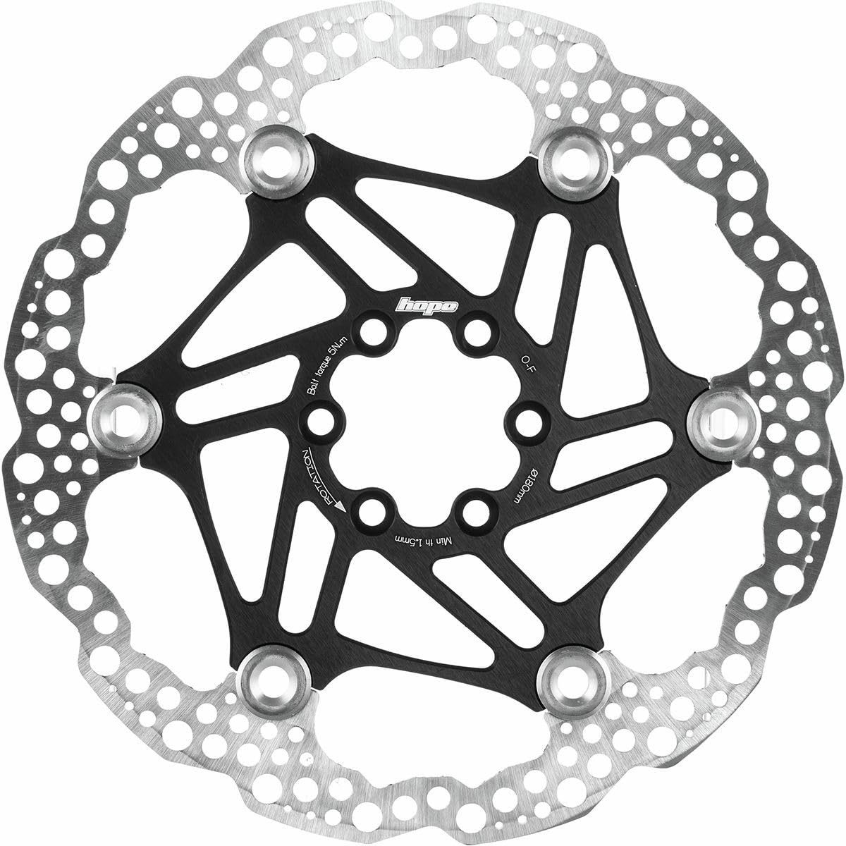 Hope Floating Rotor 6bolt 180mm 2枚セット Hope-floating-6-bolt-180mm-