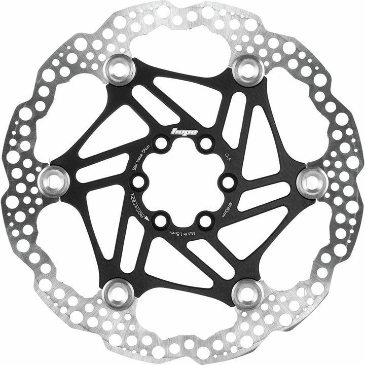 Hope Floating 6-Bolt Disc Brake Rotor - 180mm, 203mm or 220mm - Bikecomponents.ca