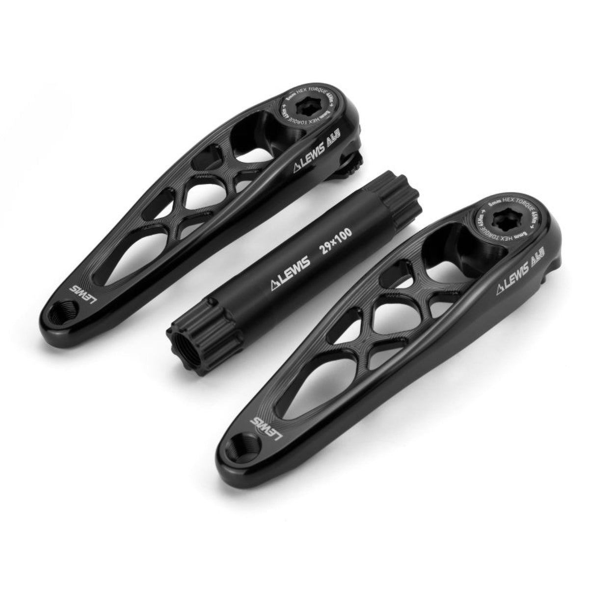 Lewis Precision CNC 7075 Aluminum Crankset | Bikecomponents.ca