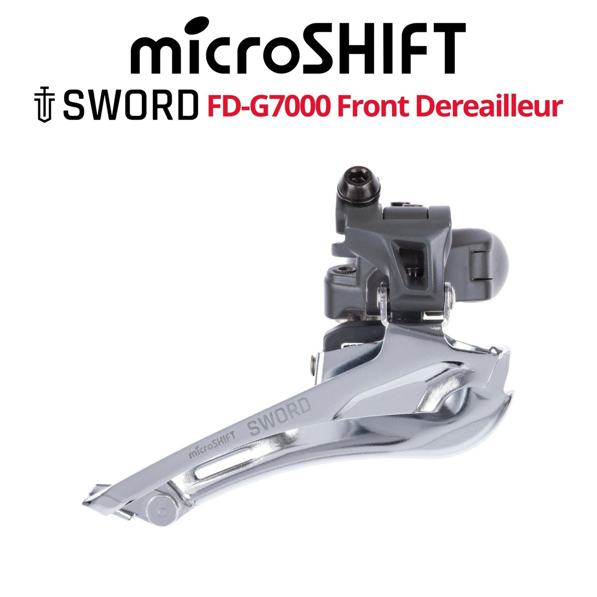 microSHIFT SWORD FD-G7000 Front Derailleur - 2x10 | Bikecomponents.ca