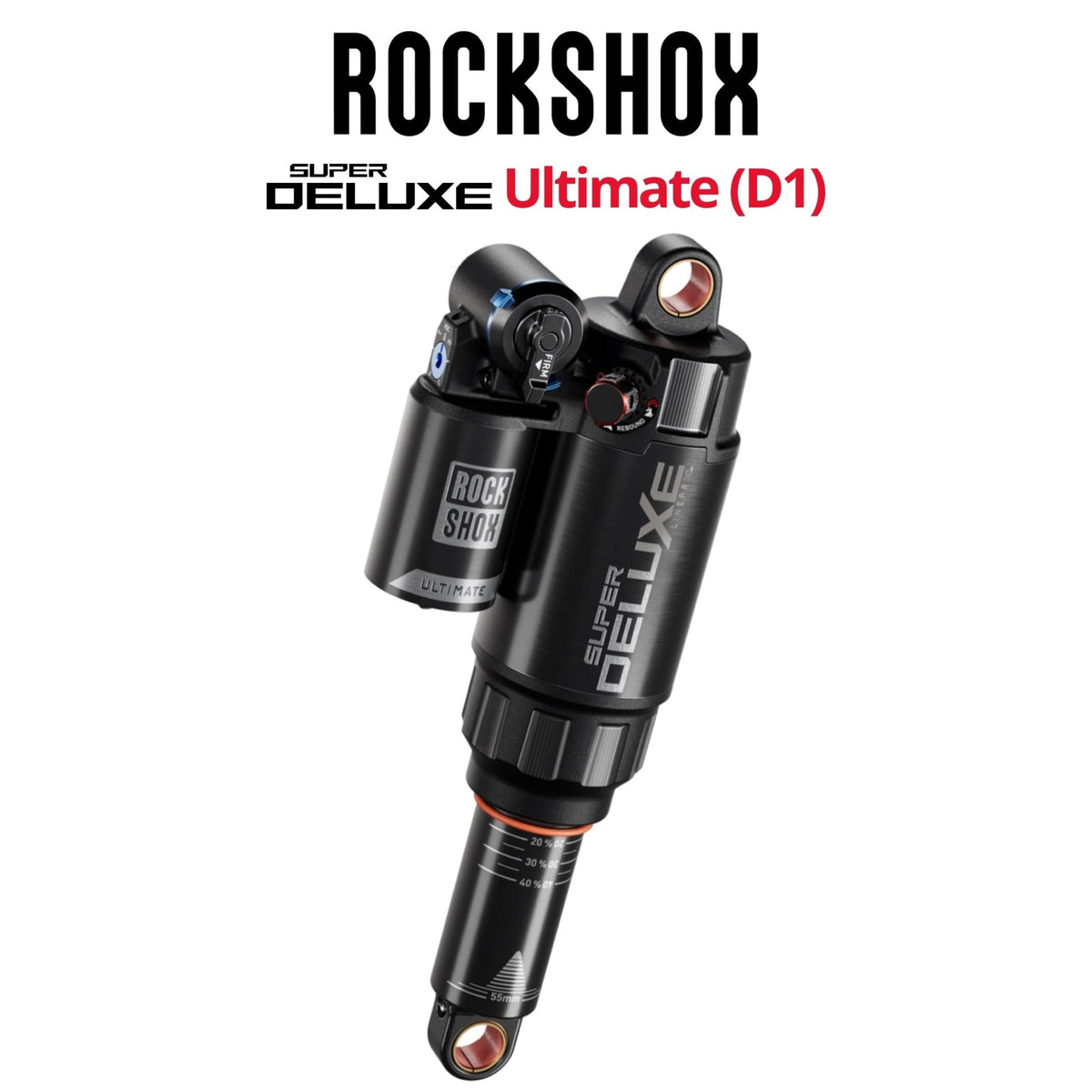 美品 RockShox Super Deluxe Ultimate リアサス RockShox Super Deluxe Ultimate RC2T (RS-SDLX-ULT-D1