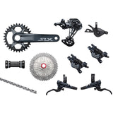 Shimano SLX M7100 Groupset, 1x12, w/ crankset & 4-piston brakes - HG 9/10/11s Freehub Compatible - Bikecomponents.ca