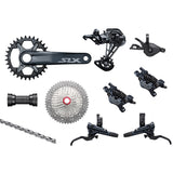 Shimano SLX M7100 Groupset, 1x12, w/ crankset & 4-piston brakes - HG 9/10/11s Freehub Compatible - Bikecomponents.ca