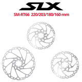 Shimano SLX SM-RT66 6-Bolt Disc Brake Rotor - 160mm, 180mm, 203mm or 220mm - Bikecomponents.ca