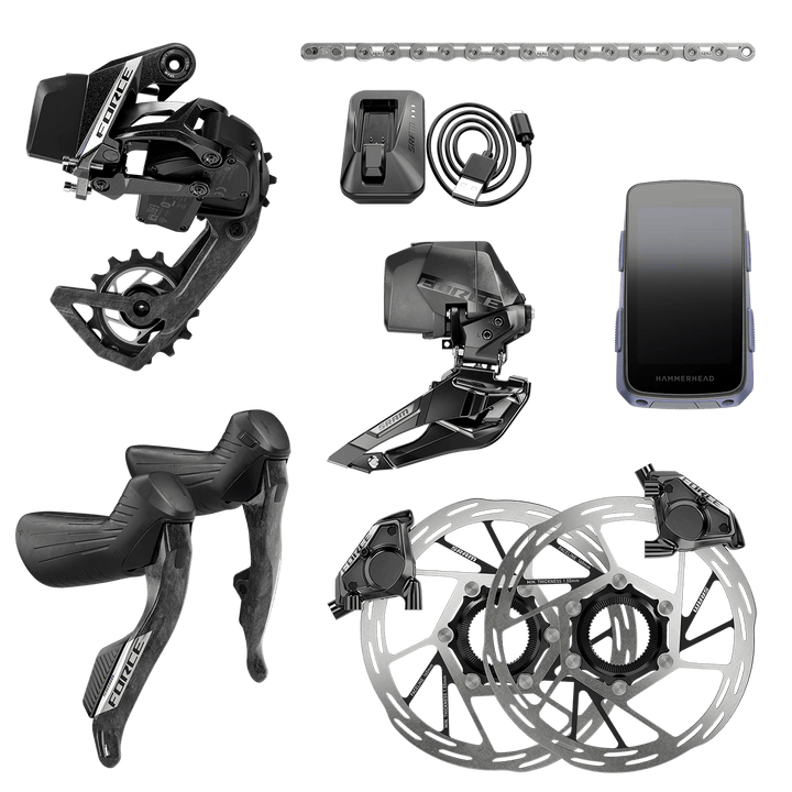 SRAM Force AXS Groupset GS-FRC-E-E1, 2x12, with Hammerhead Karoo - Bikecomponents.ca