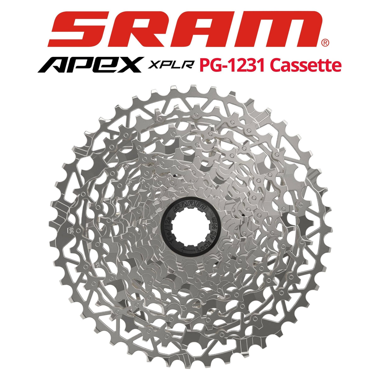 SRAM Apex XPLR CS-PG-1231-D1 12-speed Cassette | Bikecomponents.ca
