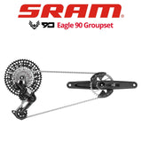 SRAM Eagle 90 T-Type Groupset, 1x12, with crankset