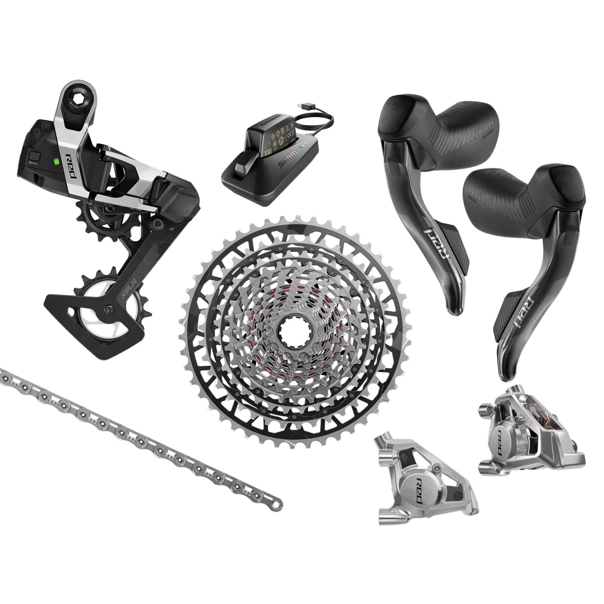 SRAM Red XPLR AXS Groupset, 1x13, w/o crankset | Bikecomponents.ca