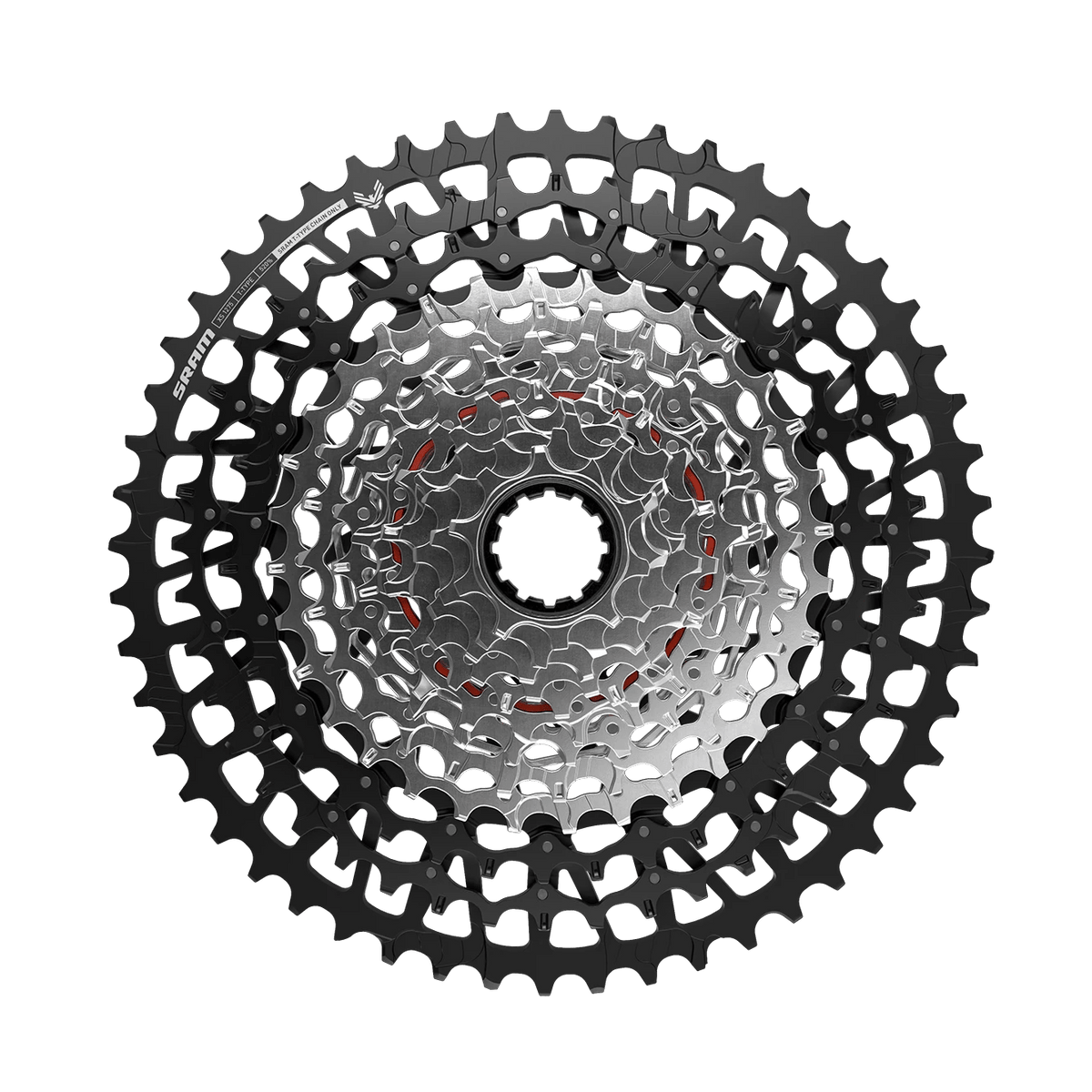 パーツ SRAM XS-1270 GX Eagle T-Type XS-1270 Eagle Transmission Cassette | CS-XS-1270-A1 | SRAM