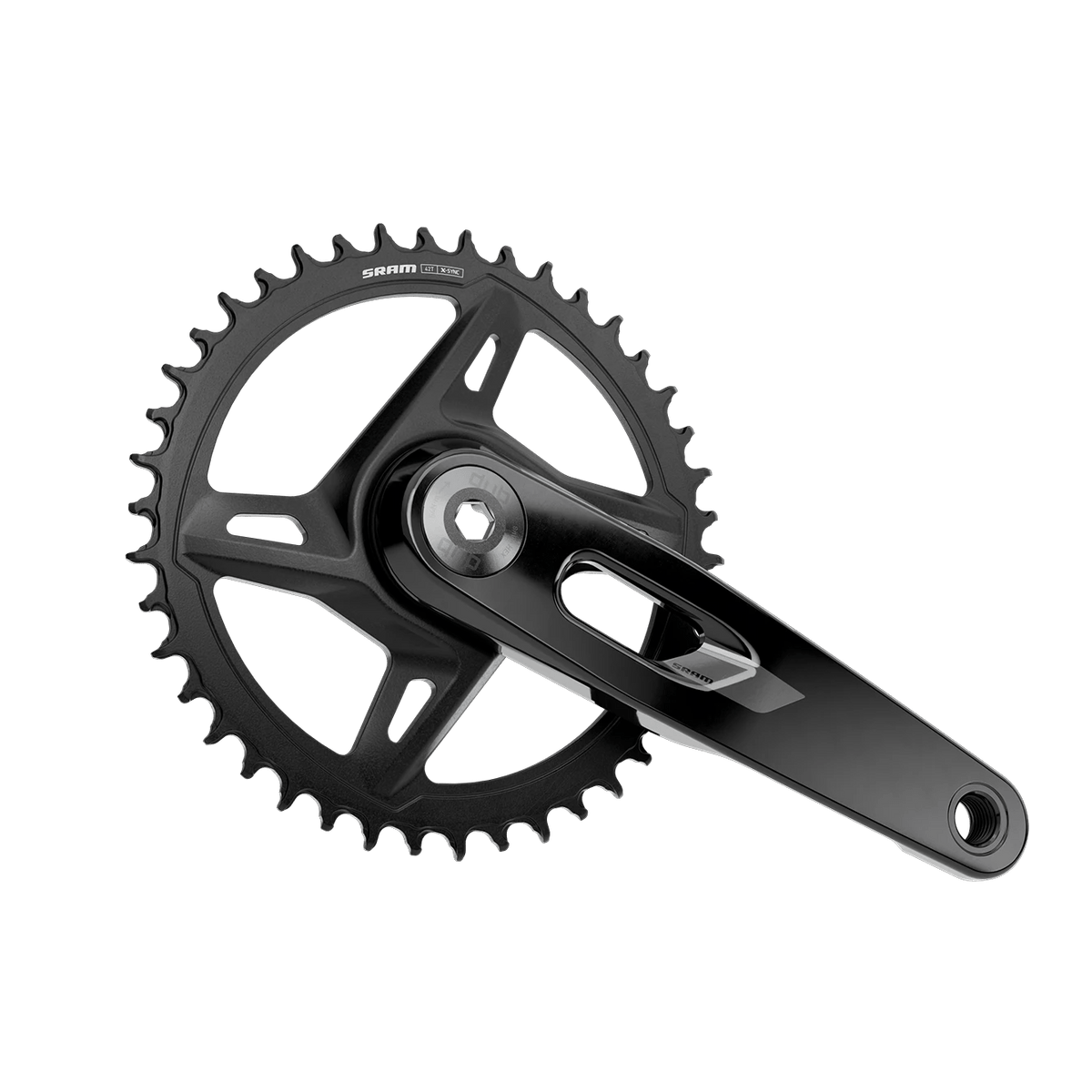 SRAM Rival XPLR FC-RIV-1W-E1 1x12, 1x13 Crankset with Chainring SRAM Rival XPLR FC-RIV-1W-E1 1x12, 1x13 Crankset with Chainring