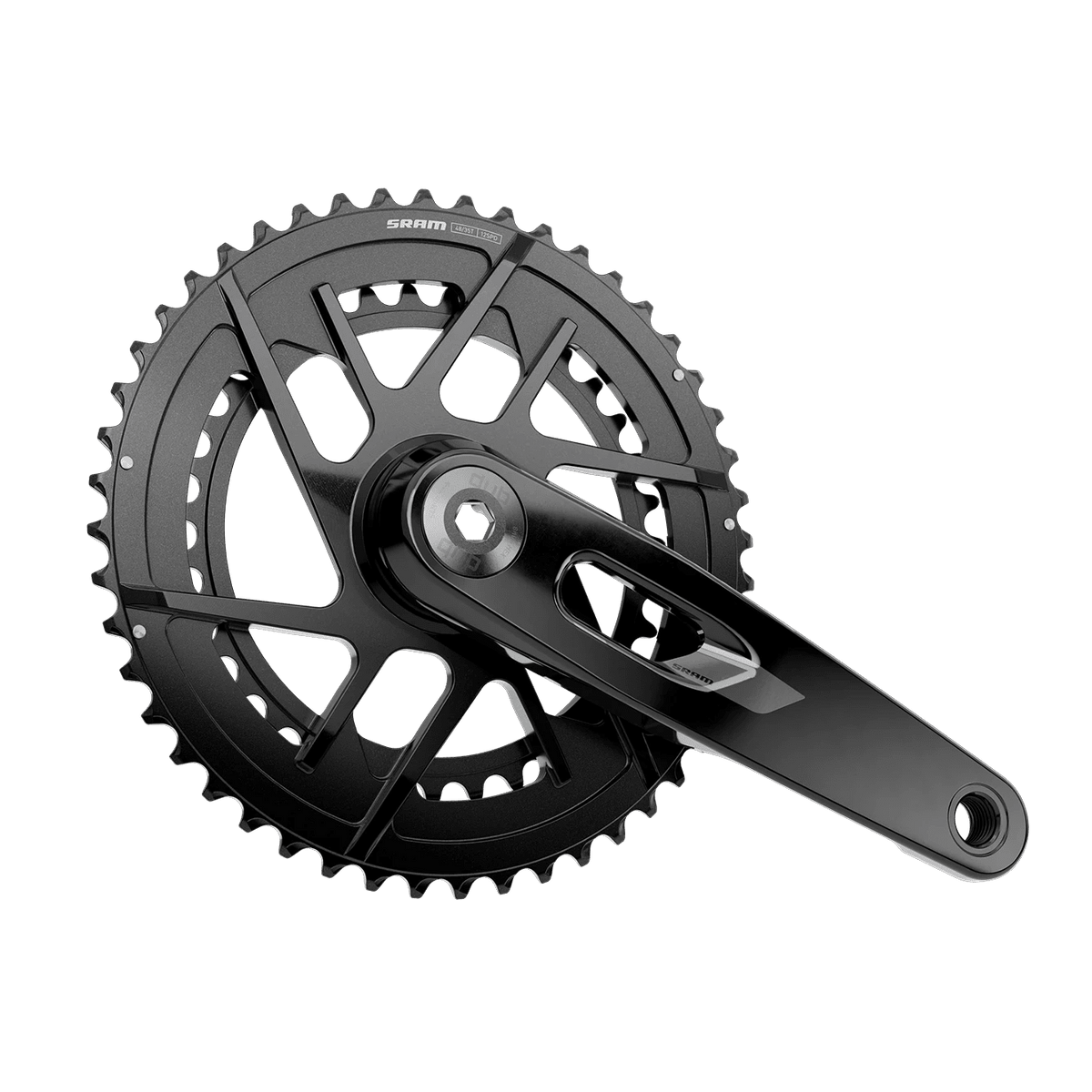 SRAM Rival AXS FC-RIV-E1 2x12 Crankset with Chainrings