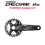 Shimano Deore 11s 1x11-speed Crankset, FC-M5100, with or W/O BB-SM52 Deore Bottom Bracket - Bikecomponents.ca