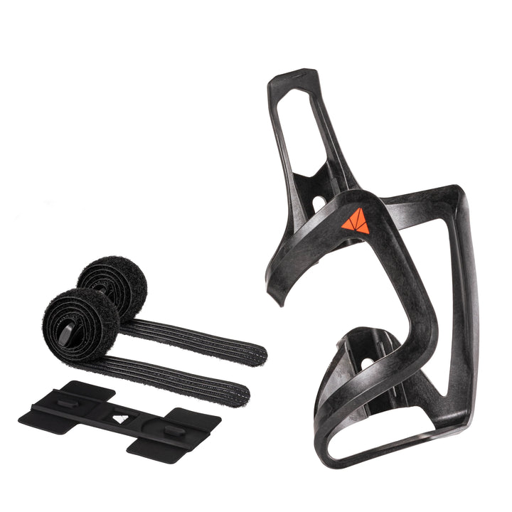 Granite Aux Carbon Bottle Cage with Strap Kit - Bikecomponents.ca