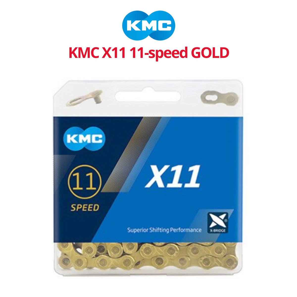 Shimano Jual Rantai KMC X11SL Ti-N Gold Super Light Chain 11 Speed