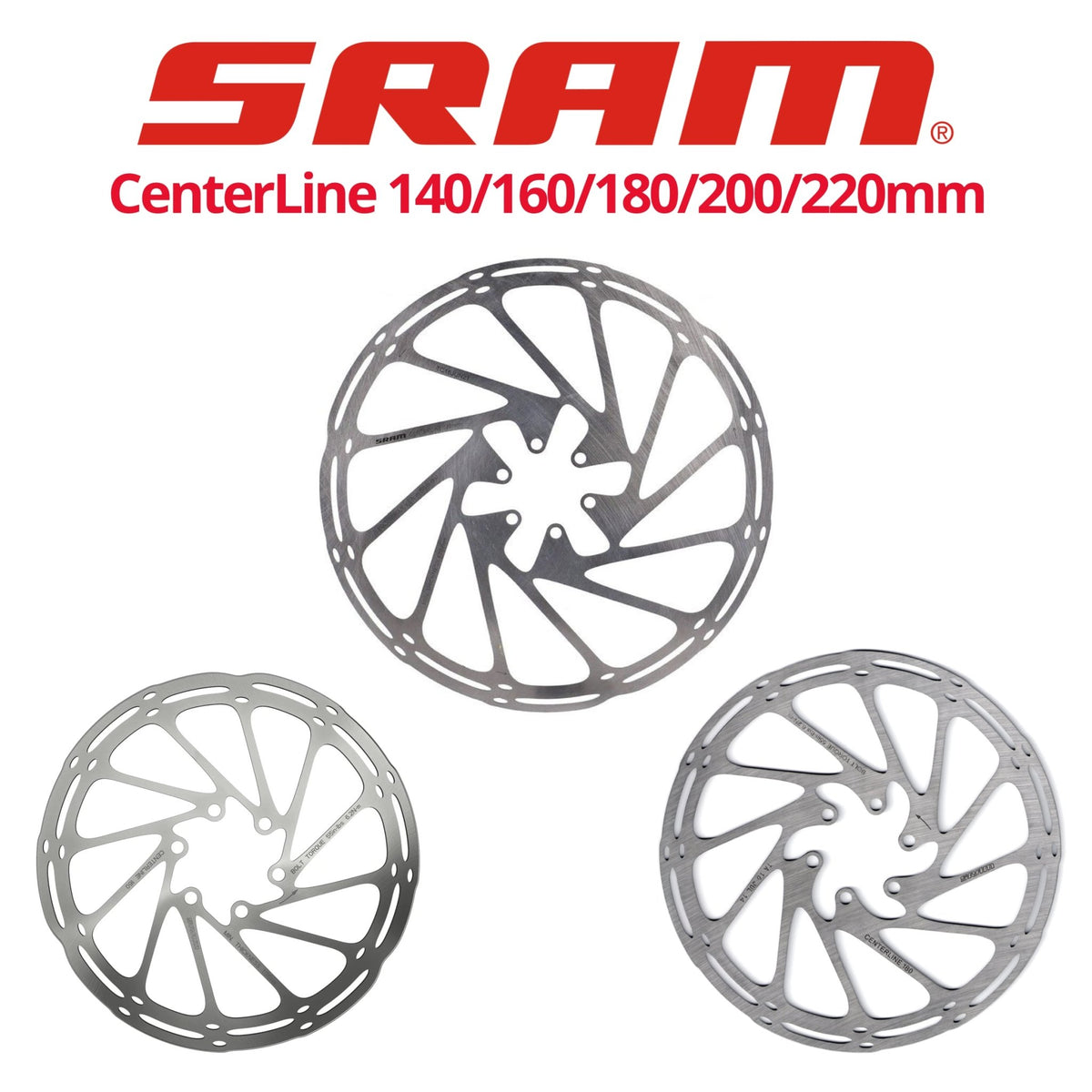 SRAM Centerline X Rotor 160mm、140mm 2枚組 SRAMCenterLineRotors_1015ae9c-