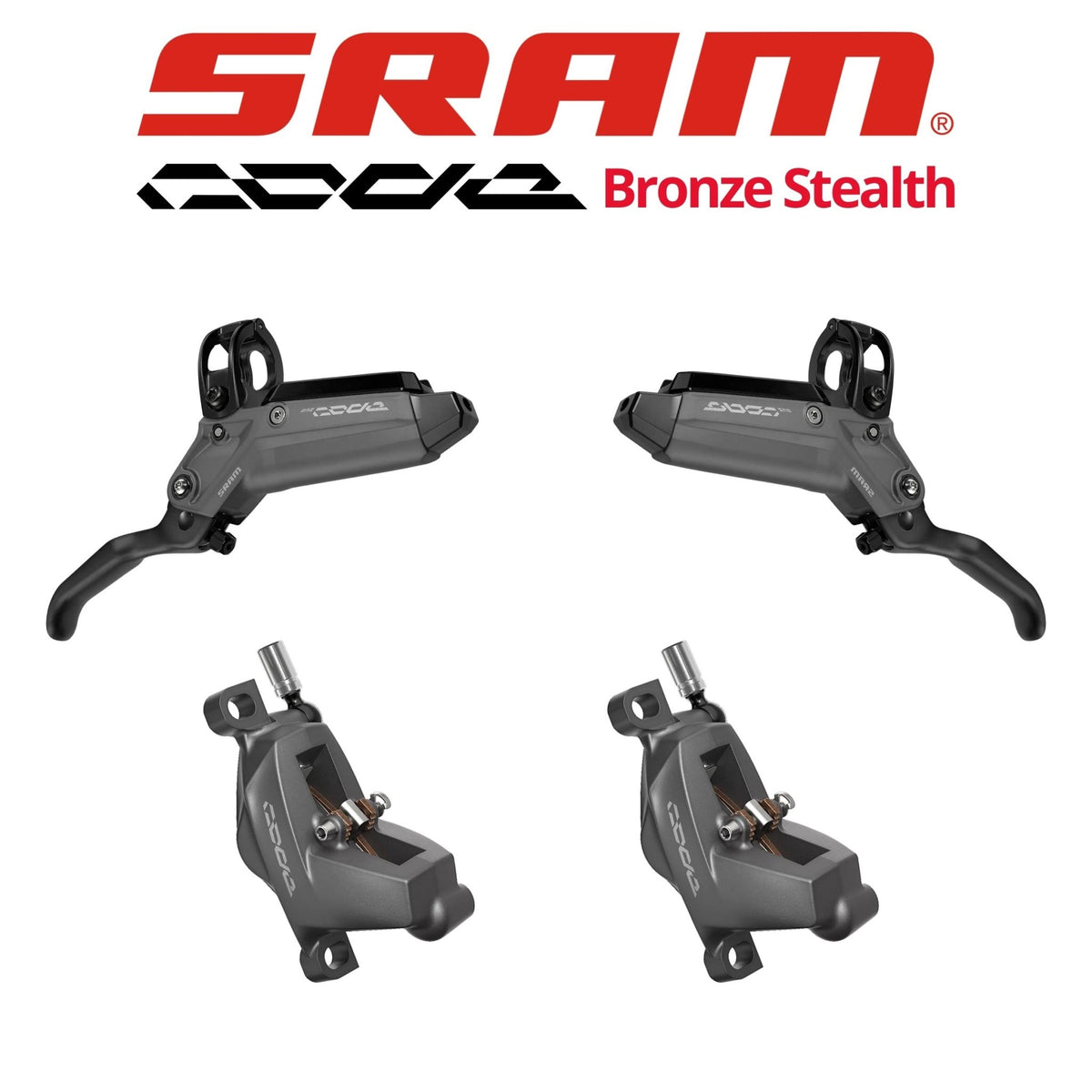 SRAM Code Bronze Stealth 4-Piston Disc Brakes