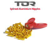 TOR - Splined aluminium spoke nipples - Bikecomponents.ca