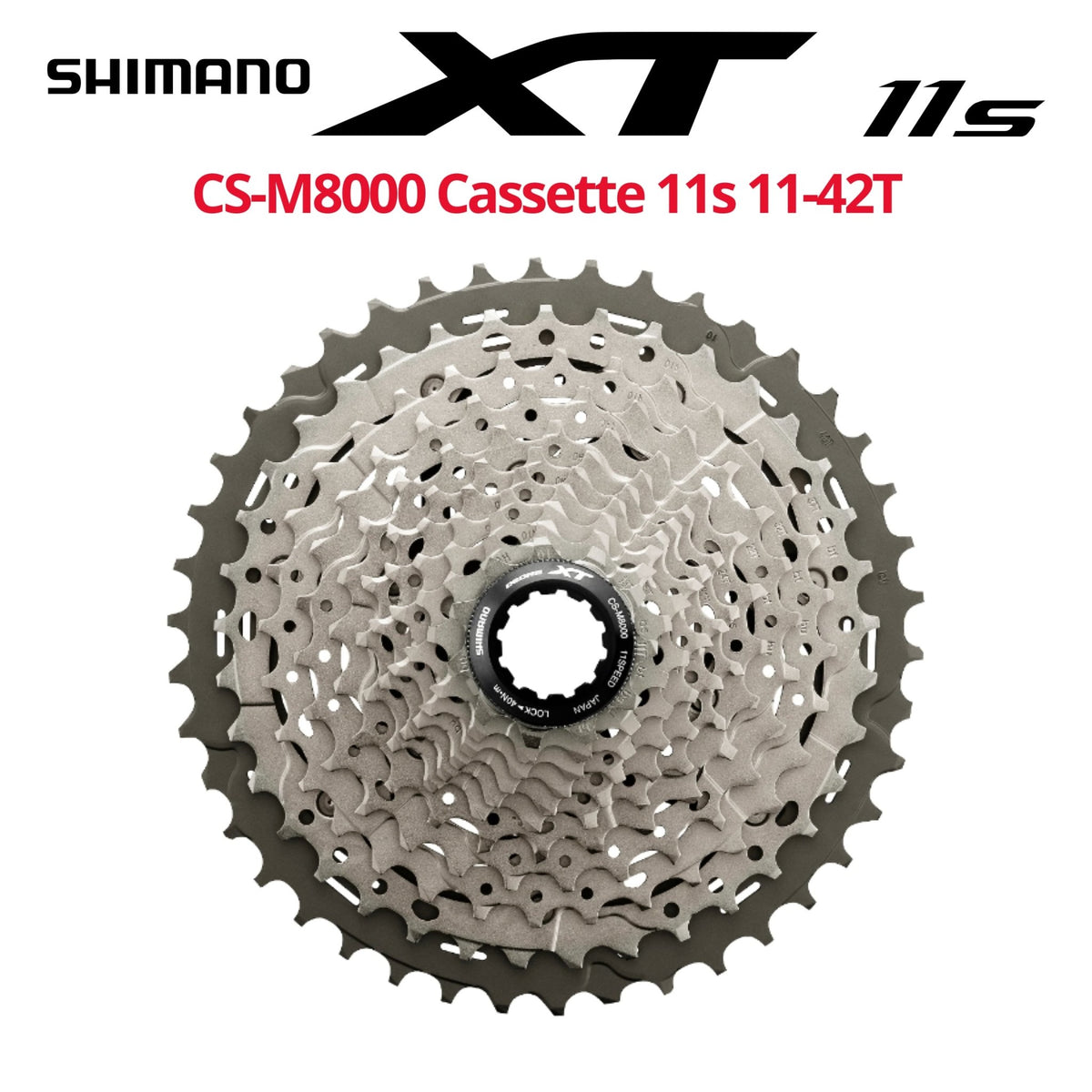 Shimano DEORE XT CS-M8000 11-speed Cassette, HG –