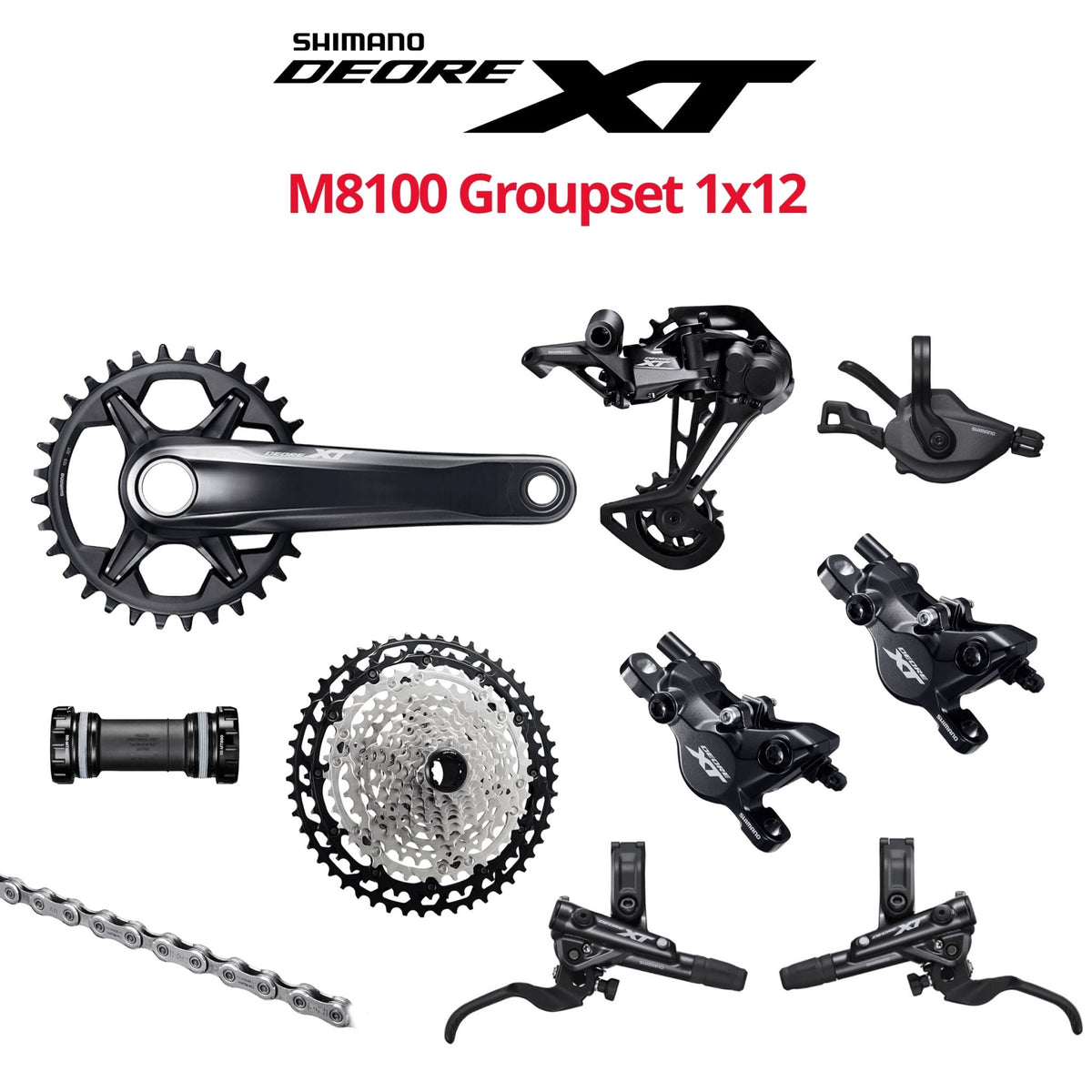 Shimano sales xt groupset