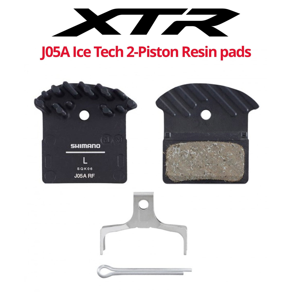 Shimano J05A 2-Piston Ice Technologies Resin pads (Y2R298020