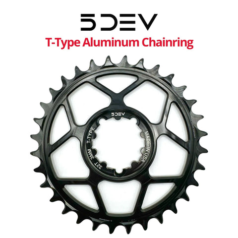 5DEV 7075 T-Type Chainring