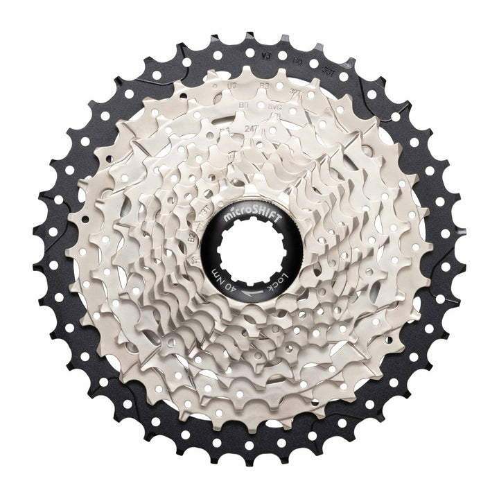 microSHIFT SWORD CS-G105 10-speed Cassette, HG 9/10/11-speed freehub compatible - Bikecomponents.ca