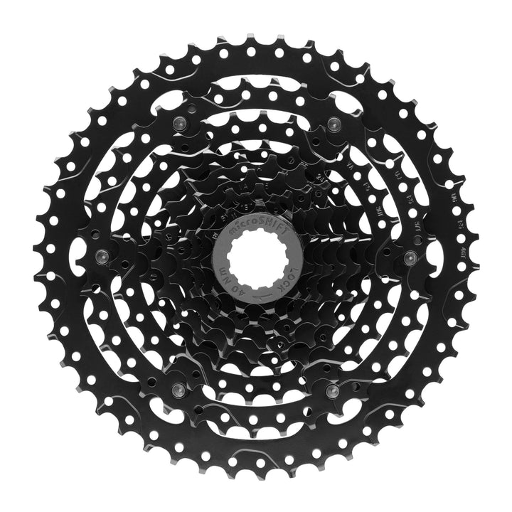 microSHIFT ADVENT CS-H093 9-speed Cassette, HG 9/10/11-speed freehub compatible - Bikecomponents.ca