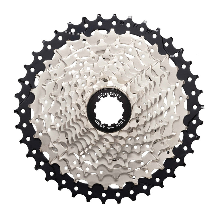 microSHIFT SWORD CS-H105 10-speed Cassette, HG 9/10/11-speed freehub compatible - Bikecomponents.ca