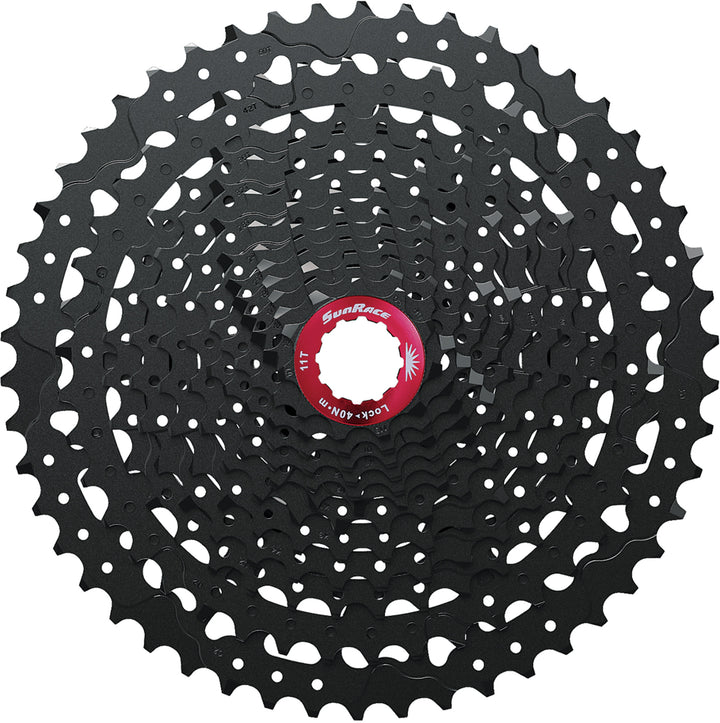 Cassette SunRace CSMZ80 12 vitesses - Compatible avec les corps de roue libre HG 9/10/11 vitesses 