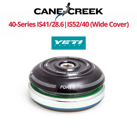 Cane Creek 40 Series IS – Cuffie Integrate 41/28.6 – 52/40 – Copertura Corta, Nero