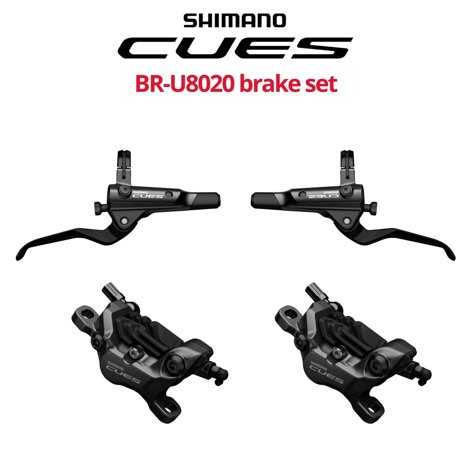 Shimano Cues BR-U8020 4-Piston Disc Brake Set | Bikecomponents.ca