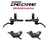 Shimano Deore BR-M6220 4-Piston Disc Brake Set, front & rear NEW!