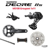 Shimano Deore 11s M5100 Groupset, 1x11, w/ crankset - Bikecomponents.ca