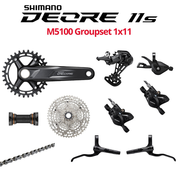 SHIMANO シマノ M5100 DEORE 11s コンポセット シマノ DEORE（ディオーレ）RD-M5100-SGS リアディレーラー