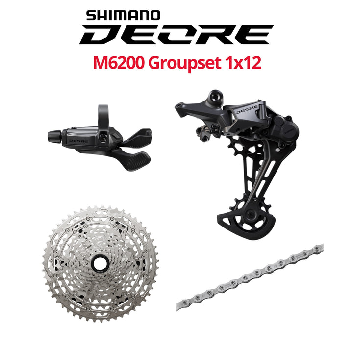 Shimano Deore M6200 Groupset, 1x12, w/o crankset
