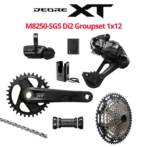 Shimano Deore Di2 M6250-SGS Groupset, 1x12, w/o crankset