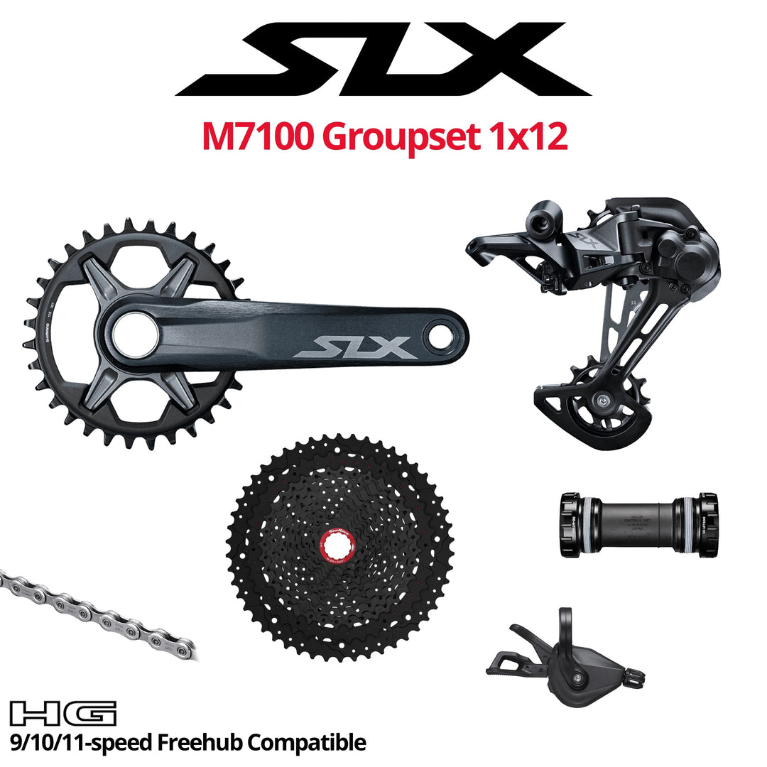Shimano SLX FC-M7100 1x12-speed Crankset | Bikecomponents.ca