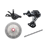 Shimano SLX M7100 Groupset, 1x12, w/o crankset - HG 9/10/11s Freehub Compatible - Bikecomponents.ca