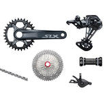 Shimano SLX M7100 Groupset, 1x12, w/ crankset - HG 9/10/11s Freehub Compatible - Bikecomponents.ca