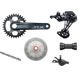 Shimano SLX M7100 Groupset, 1x12, w/ crankset - HG 9/10/11s Freehub Compatible - Bikecomponents.ca