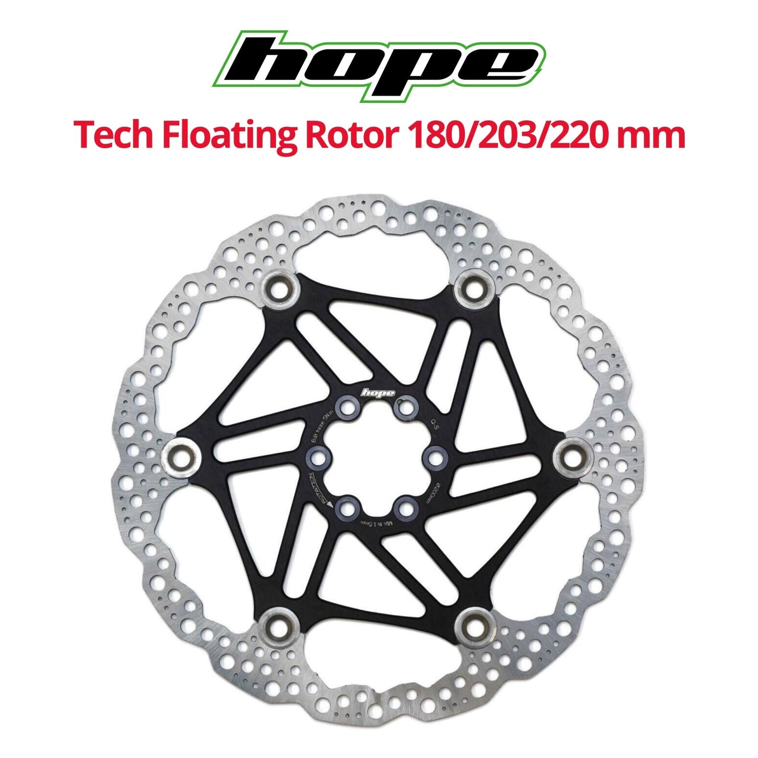 Hope Floating Rotor 6bolt 180mm 2枚セット Hope Floating 6-Bolt Disc Brake Rotor | Bikecomponents.ca