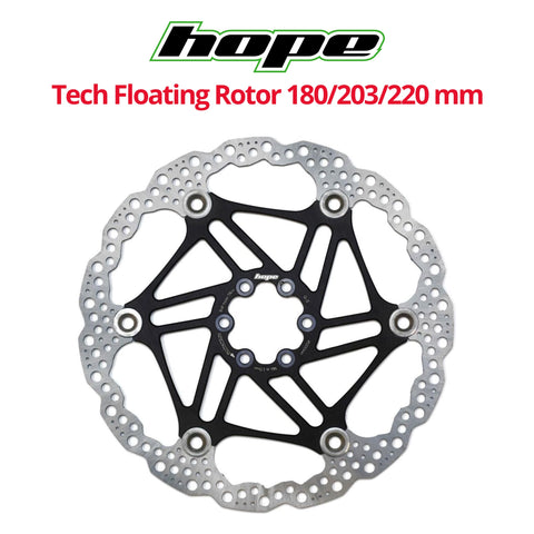 Hope Floating 6-Bolt Disc Brake Rotor - 180mm, 203mm or 220mm