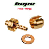 Hope Hydraulic Disc Brake Hose Fittings (Washers, Olive & Barb)