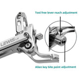 Lewis LH4 4-Piston Disc Brake Set, front & rear
